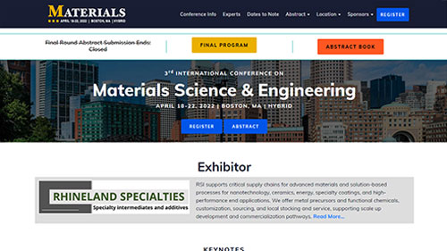 Materials Science & Engineering